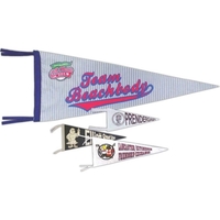 12" x 30" large felt wall pennant with cotton binding, tie... from ASI 31260...