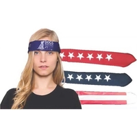 Absorbent cool wrap with reusable cooling crystals; made from poly-cotton...