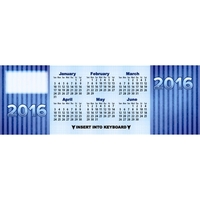 Keyboard calendar on everyday - blue.... from ASI 45815 Coloring Book...