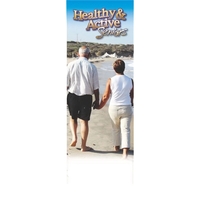 Bookmark with tips for seniors to stay active and healthy.... from ASI 45815...