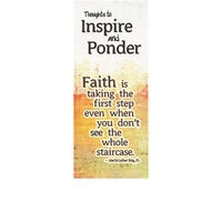 Bookmark with Inspirational messages for all.... from ASI 45815 Coloring Book...