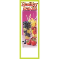 Bookmark with tips on healthy snacks.... from ASI 45815 Coloring Book...