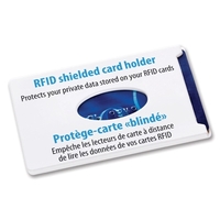 RFID Shielded card holder 3 1/2" x 2 1/4".... from ASI 79896 Promo Plastik /...