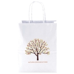 White Kraft Shopping Bag