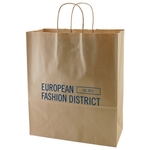 Recycled Natural Kraft Shopping Bag