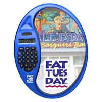 Mouse pad dual power solar calculator, ergonomically designed.... from ASI...