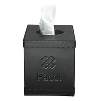 Tissue box made from Valencia bonded leather. Quincy.... from ASI 90075 ZZ...