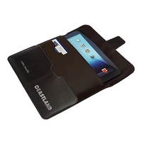 Universal leather case for tablets, featuring a portfolio design. Scallop.......