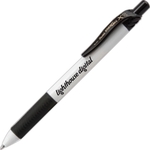 EnerGel X White Barrel Retractable Liquid Gel Ink Pen
