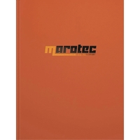 8.5" x 11" note book with flexible wraparound cover, foil or... from ASI...