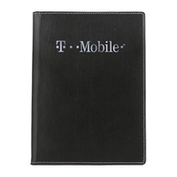 Leather-bound writing journal with 180 pages of 8" x 5" lined... from ASI...