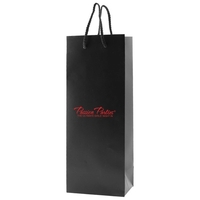 Matte Laminated Paper Eurototes Wine Bag Size