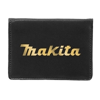 Leather business card case with various extra slots for storing credit......