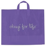 Color Frosted Soft Loop Handle Bags