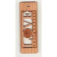 Customizable 6" x 1.5" x 0.094" bookmark in assorted wood tones.... from ASI...