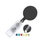 Round Badge Reel with Reinforced Vinyl Strap and Clip