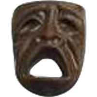 Chocolate Drama Mask Large Frown.... from ASI 47919 Custom Chocolate, LLC