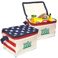 600 Denier polyester insulated cooler bag with a stars and stripes... from...