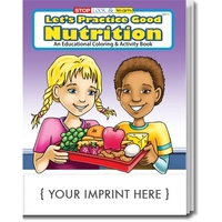 Let's Practice Good Nutrition educational coloring and activity book.... from...