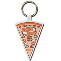 Pizza slice shaped key tag.... from ASI 56100 Gemini Ind Inc / Anchor Line®