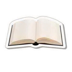 4-Color Process Open Book Key Tags