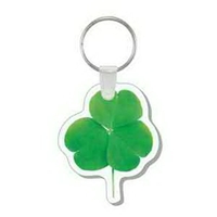 Shamrock shaped ley tag made of soft vinyl plastic.... from ASI 56100 Gemini...