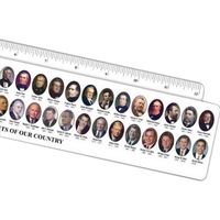 Ruler, 12" Presidents Wide