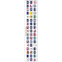 State flags ruler with vibrant colorful images.... from ASI 42393 Budgetcard Inc