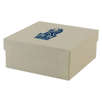 White styles jewelry boxes made with rigid white lined board; filled... from...