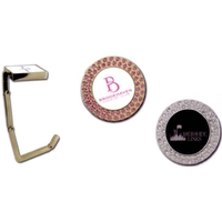 Square Purse Holder with bright gold or silver finish.... from ASI 67961...