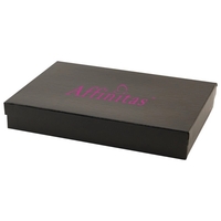 Kraft jewelry boxes made with rigid white lined board; filled with... from...