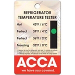 Refrigerator Temperature Gauge Card
