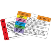 Badge, Hospital Fire Emergency Procedure with Slot