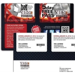 Postcard with (2) Perforated Cards, Large (8.5" x 5.5")