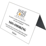 Tent Sign, 6" x 4" (Flat Size)