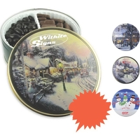 Warm Wishes tin filled with chocolate covered Oreos... from ASI 44900 NC...