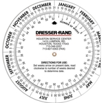 Double Wheel Date Calculator, Large