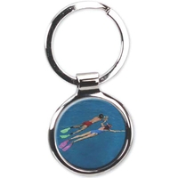 Color Me Round keychain