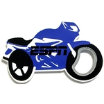 Jumbo size motorcycle shape magnetic bottle opener