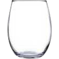 Stemless white wine drinking glass, 21 oz. Gift box and paper... from ASI...