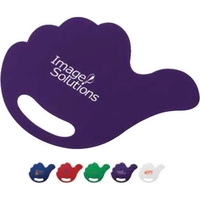 Hand-shaped hand fan made of PP material in bold colors with... from ASI...