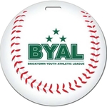 Baseball Shaped Luggage Tag