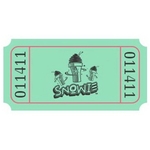 Single Custom Raffle Tickets with Consec. numbering