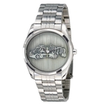 Triamphe Silver Men's and Ladies' Watch