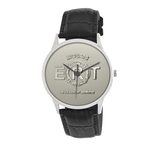 Squire Silver/Leather Men's and Ladies' Watch