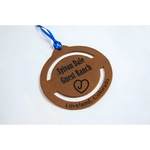 3.5" - Shaped Leatherette Ornaments