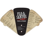 Large 4 Part Expandable Hand Fan