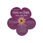 Daisy flower Hand Fan Without Stick