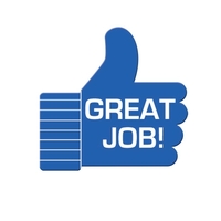 Thumbs Up Hand Fan Without Stick