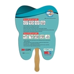 Tooth Hand Fan Full Color